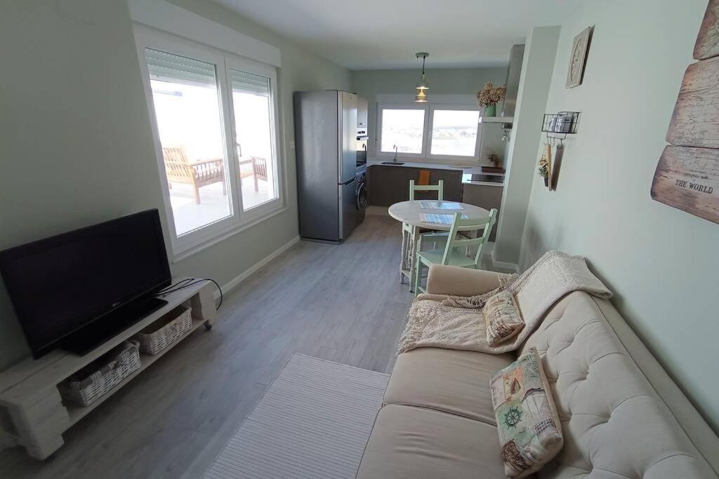 Loft Con Vistas Playa Foz 아파트 외부 사진